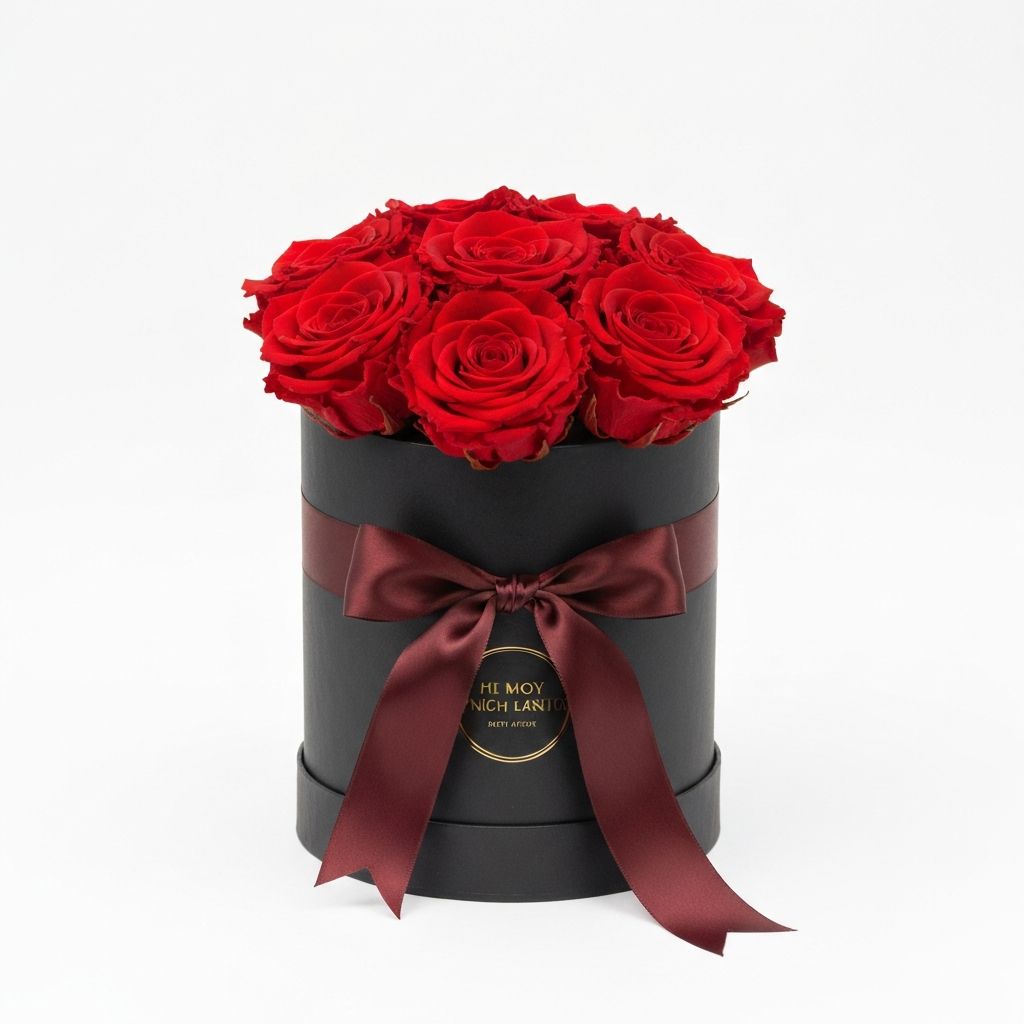 Luxe Rozen Bouquet in Box